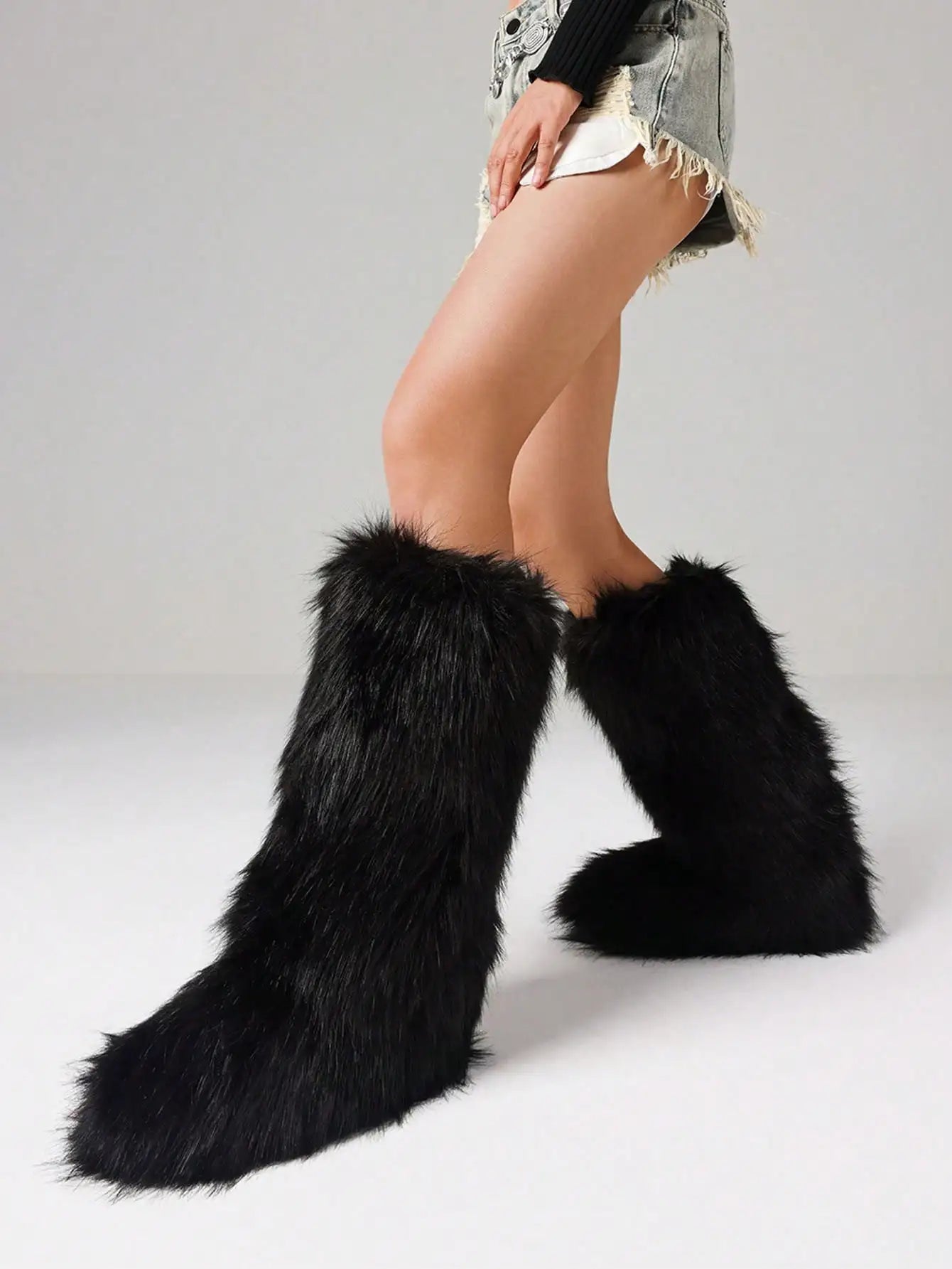 Furry Snow Boots